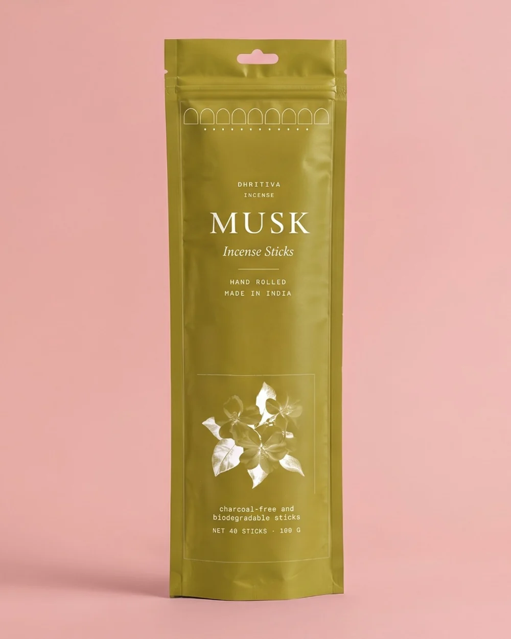 Pure Musk incense sticks retail pouch